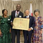 Japan Honours SUMAS VC with Order of the Rising Sun Award